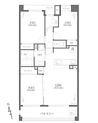 リステージベイサイドコート 3LDKの間取図画像