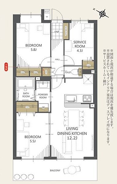 間取りを拡大表示