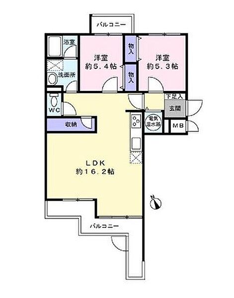 間取りを拡大表示