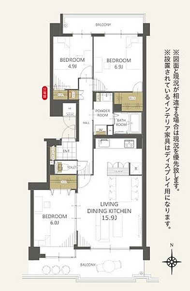 間取りを拡大表示