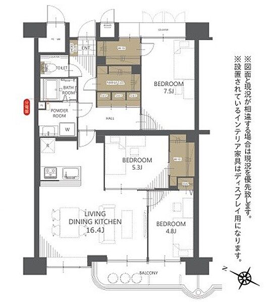 間取りを拡大表示