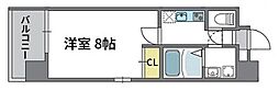 ウエンズ神戸 1Kの間取図画像