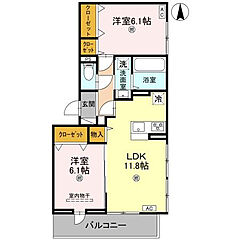 物件の間取り