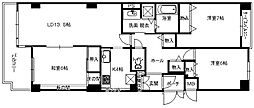 ヒルサイドテラス甲陽園 3LDKの間取図画像