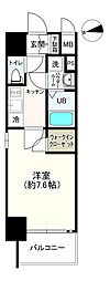 エスリード新大阪レジデンス 1Kの間取図画像
