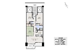 ウッドパークちはら台A棟 3LDKの間取図画像