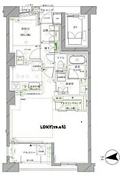 グランスイート上石神井 1LDKの間取図画像