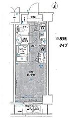 メインステージ赤坂 1Kの間取図画像