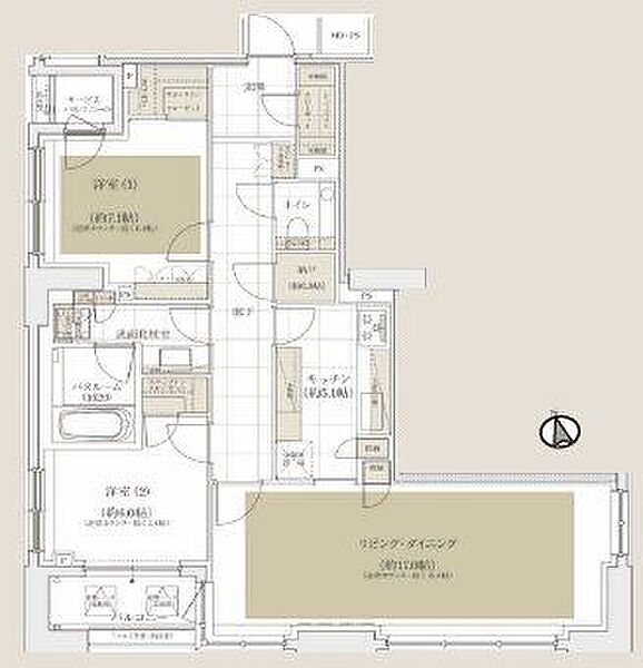 間取りを拡大表示