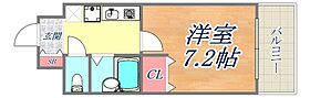 エスリード三宮  ｜ 兵庫県神戸市中央区琴ノ緒町2丁目（賃貸マンション1K・6階・18.98㎡） その2