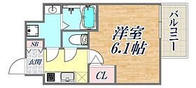 エスリード神戸三宮ヒルズ  ｜ 兵庫県神戸市中央区中山手通2丁目（賃貸マンション1K・2階・21.34㎡） その2