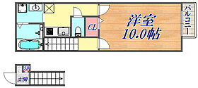 ラフィーネ神戸North Wing 210 ｜ 兵庫県神戸市長田区房王寺町6丁目（賃貸アパート1K・2階・33.20㎡） その2