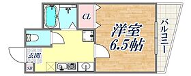 レジデンス六甲3  ｜ 兵庫県神戸市灘区永手町2丁目（賃貸マンション1K・3階・21.09㎡） その2