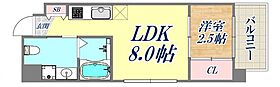 ザ・コッチ神戸  ｜ 兵庫県神戸市兵庫区西橘通1丁目（賃貸マンション1LDK・6階・26.00㎡） その2