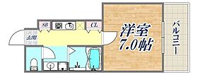 オーシャンビュー湊町  ｜ 兵庫県神戸市兵庫区湊町1丁目（賃貸マンション1K・2階・21.50㎡） その2