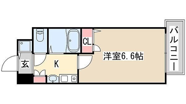 プレサンス神戸駅前 ｜兵庫県神戸市中央区古湊通1丁目(賃貸マンション1K・6階・20.51㎡)の写真 その2