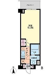小田急小田原線 下北沢駅 徒歩11分の賃貸マンション 1階1Kの間取り