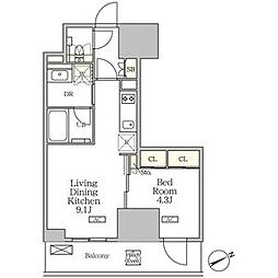 間取図画像 1LDK