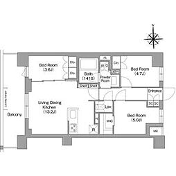 間取図画像 3LDK