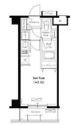京急本線 京急蒲田駅 徒歩8分の賃貸マンション 3階ワンルームの間取り