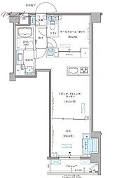 パークアクシス文京本郷 1SLDKの間取図画像