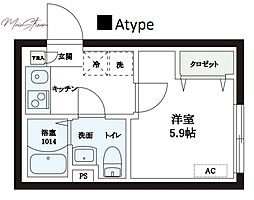 レピュア本郷レジデンス 1Kの間取図画像