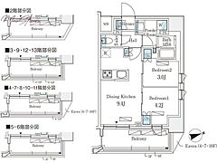 物件の間取り