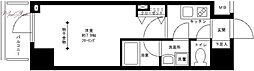 プライムアーバン白山 1Kの間取図画像