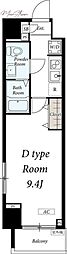 リブリ・東上野 1Kの間取図画像