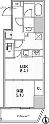 ALTERNA文京湯島(ルミーク文京湯島) 1LDKの間取図画像