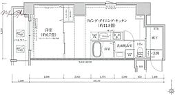 アイルグランデ浅草 1LDKの間取図画像