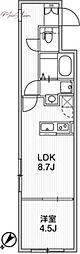 Aglaia 千石 Deux 1LDKの間取図画像