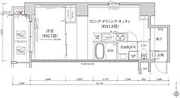 アイルグランデ浅草 1LDKの間取図画像