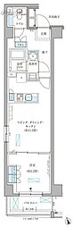 パークアクシス文京本郷 1LDKの間取図画像