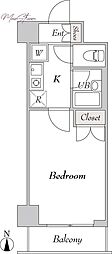 フォレシティ秋葉原 1Kの間取図画像