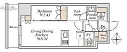 ブランシエスタ入谷グランデ 1LDKの間取図画像