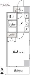 フォレシティ秋葉原 1Kの間取図画像