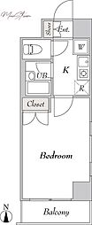 フォレシティ秋葉原 1Kの間取図画像