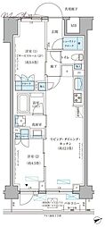 パークアクシス文京本郷 1SLDKの間取図画像