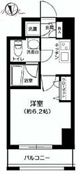 コンシェリア御茶ノ水 1Kの間取図画像