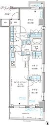 パークアクシス文京本郷 3LDKの間取図画像