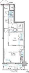 パークアクシス文京本郷 1LDKの間取図画像