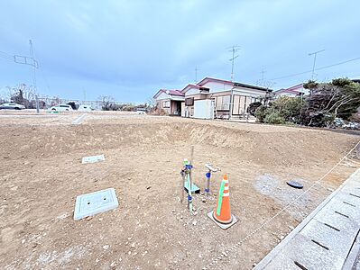 外観：現状更地の状態のため 引渡し後すぐに建築可能です