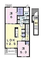 香川県高松市香西北町410番地3（賃貸アパート2LDK・2階・57.32㎡） その2