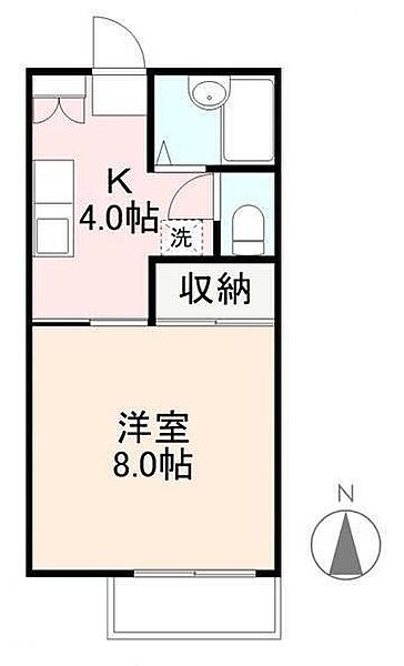 香川県高松市屋島中町(賃貸アパート1K・1階・26.50㎡)の写真 その2