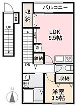 香川県高松市木太町2419-48（賃貸アパート1LDK・2階・42.53㎡） その2