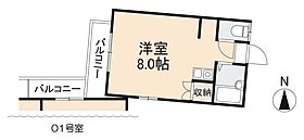 香川県高松市西宝町一丁目15-12（賃貸アパート1R・2階・20.52㎡） その2