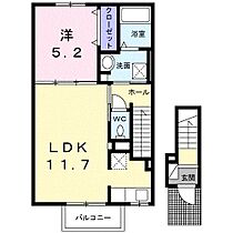 香川県高松市木太町2047-2（賃貸アパート1LDK・2階・43.32㎡） その2