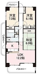 間取図画像 3LDK