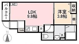 間取図画像 1LDK